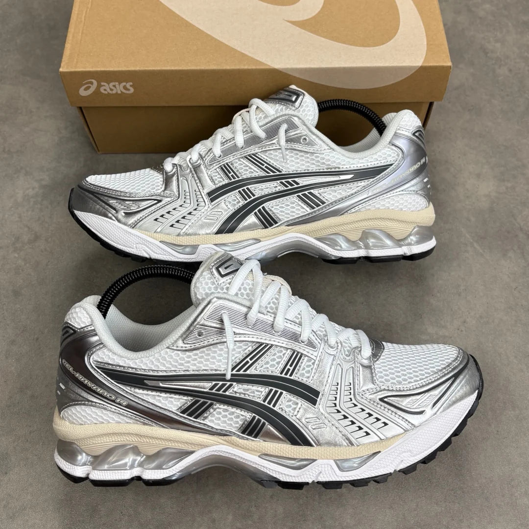 Asics Gel Kayano 14 Beige Gris Blanc