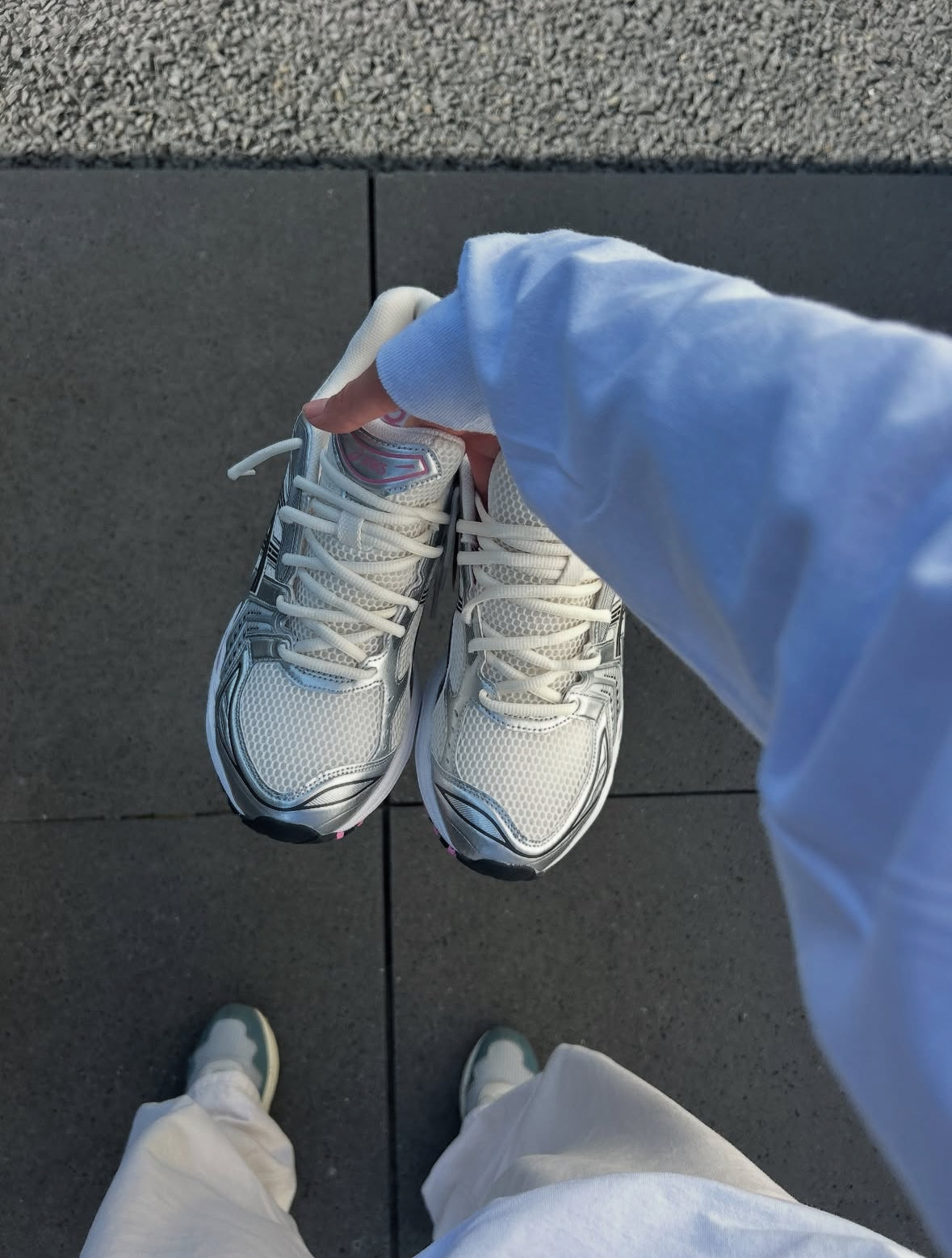 Asics Kayano Rose et Gris