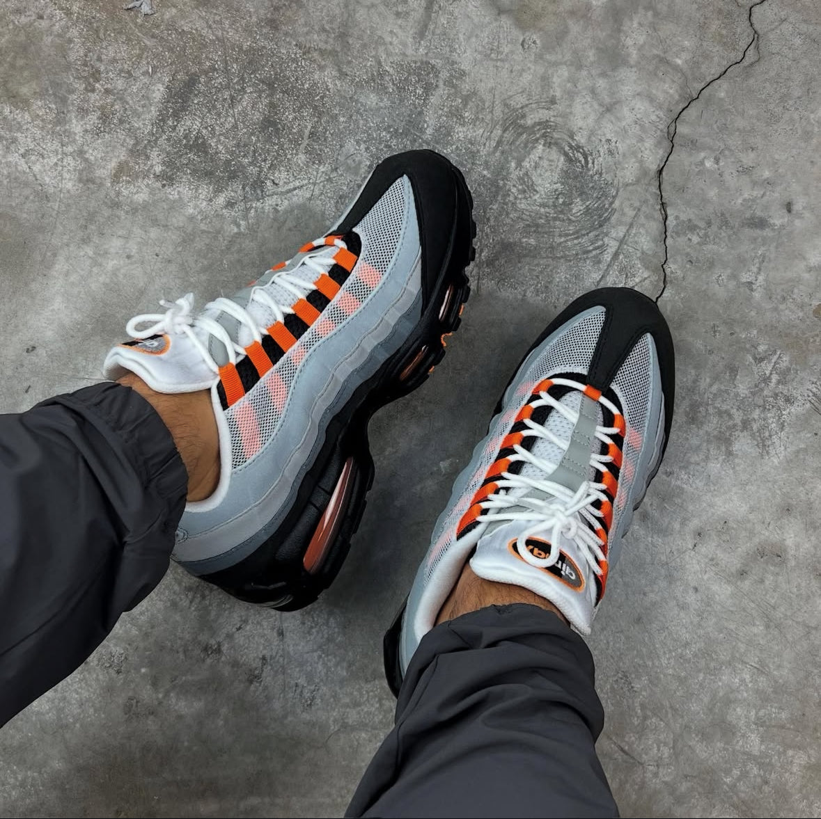Nike Air Max 95 Orange Grise