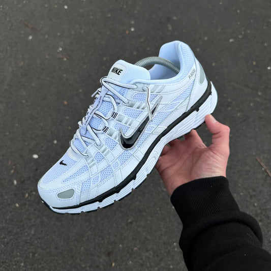 Nike P6000 Ice White Black Metallic Silver