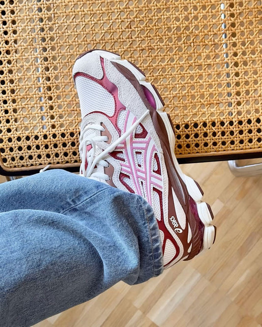 asics gel nyc Cream Sweet pink